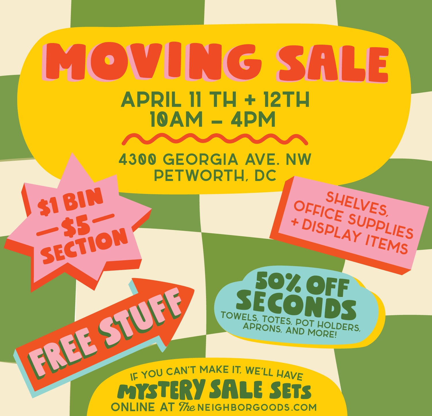 SAVE THE DATE - MOVING SALE!