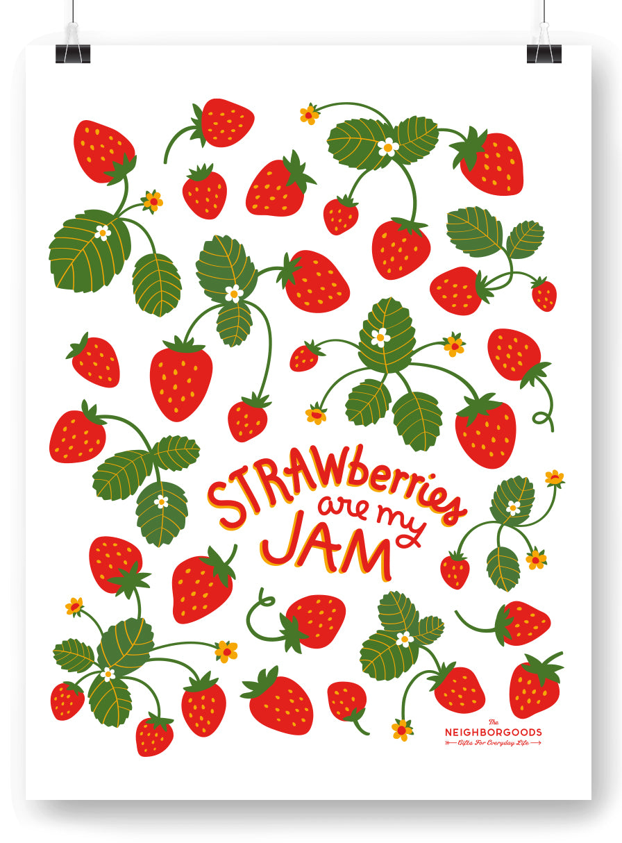 Strawberry Art Print - The Neighborgoods