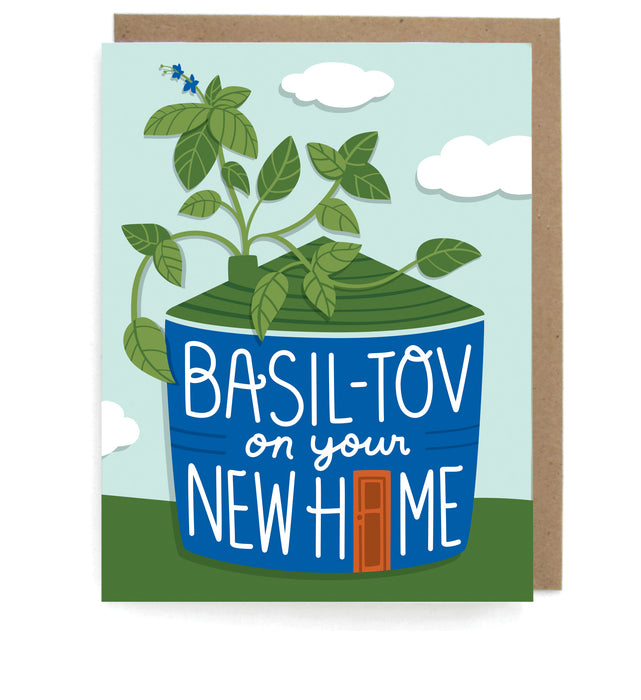 BASIL tov on your new home Card
