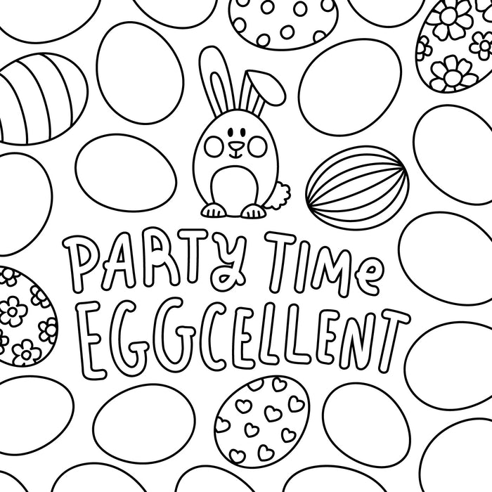 EGGcellent Egg Coloring Page