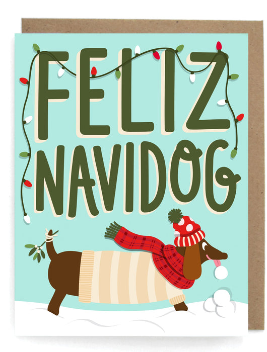 Feliz Navidog Card - Set of 8