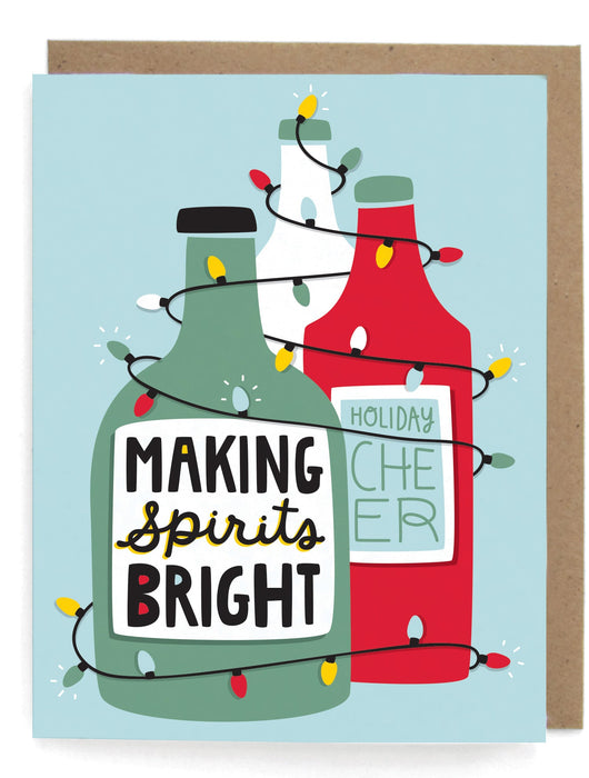 Making Spirits Bright Card - Set of 8
