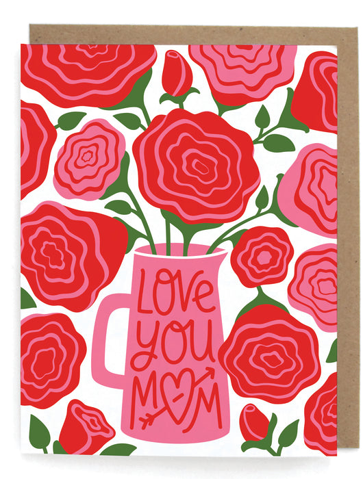 Love You Mom - Flowers Gift Bundle