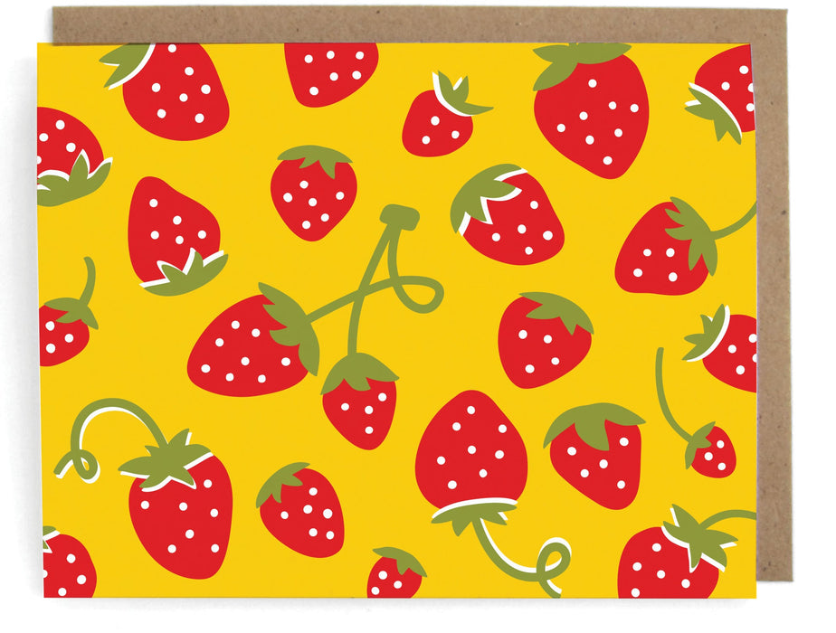 NMWA Strawberry Card - Set of 8