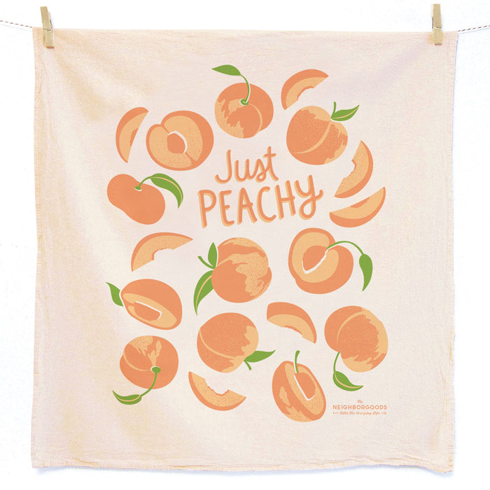 Just Peachy Dish Towel