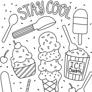 Stay Cool Coloring Page - The Neighborgoods