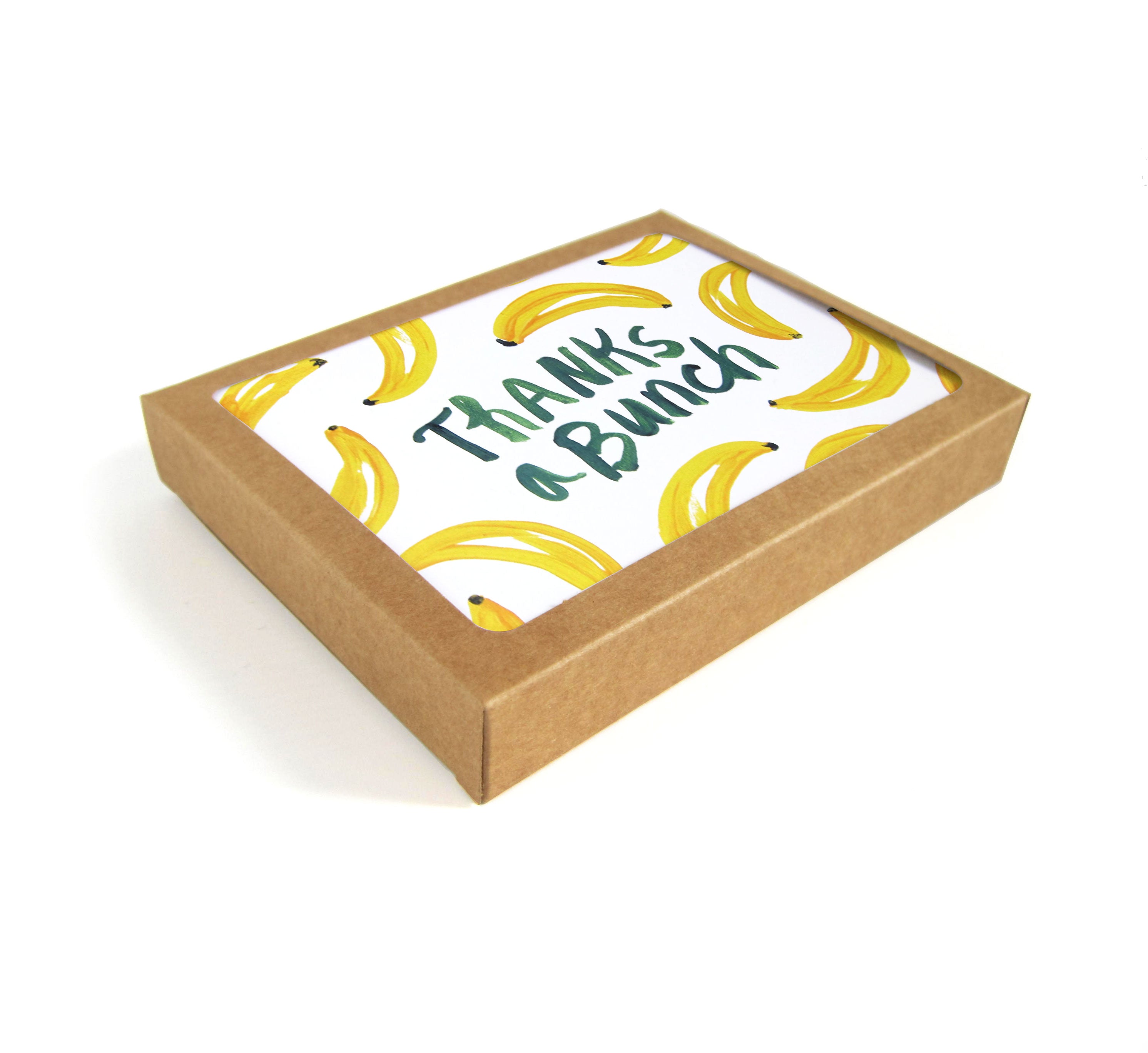 Thanks a Bunch Bananas Card - Set of 8 - The Neighborgoods