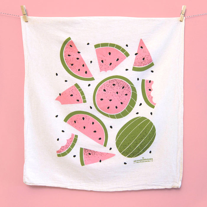 DIY Watermelon Tea Towel - Giggles Galore