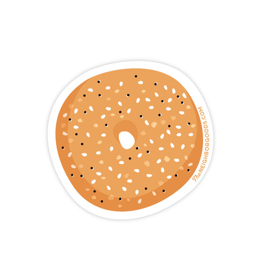 Neighborgoods everything bagel design sticker
