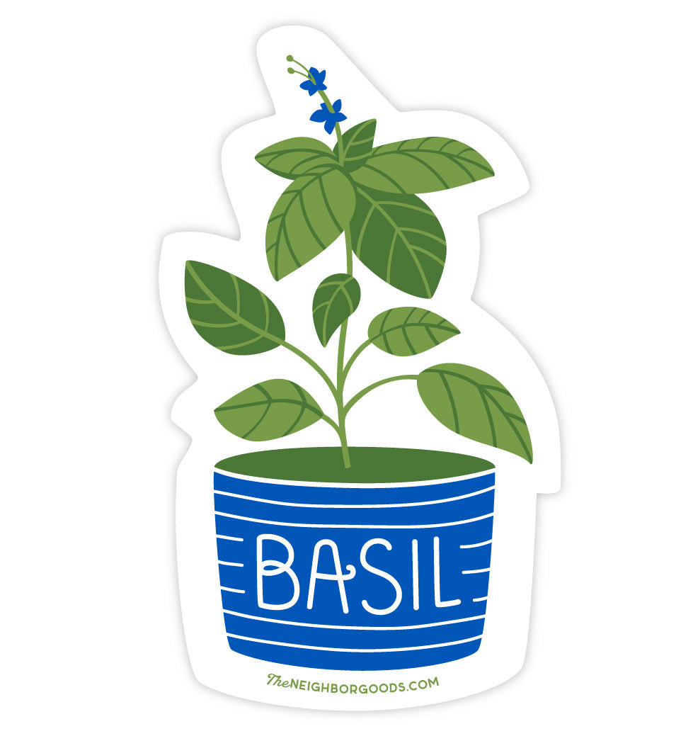 Basil Herb Sticker - The Neighborgoods