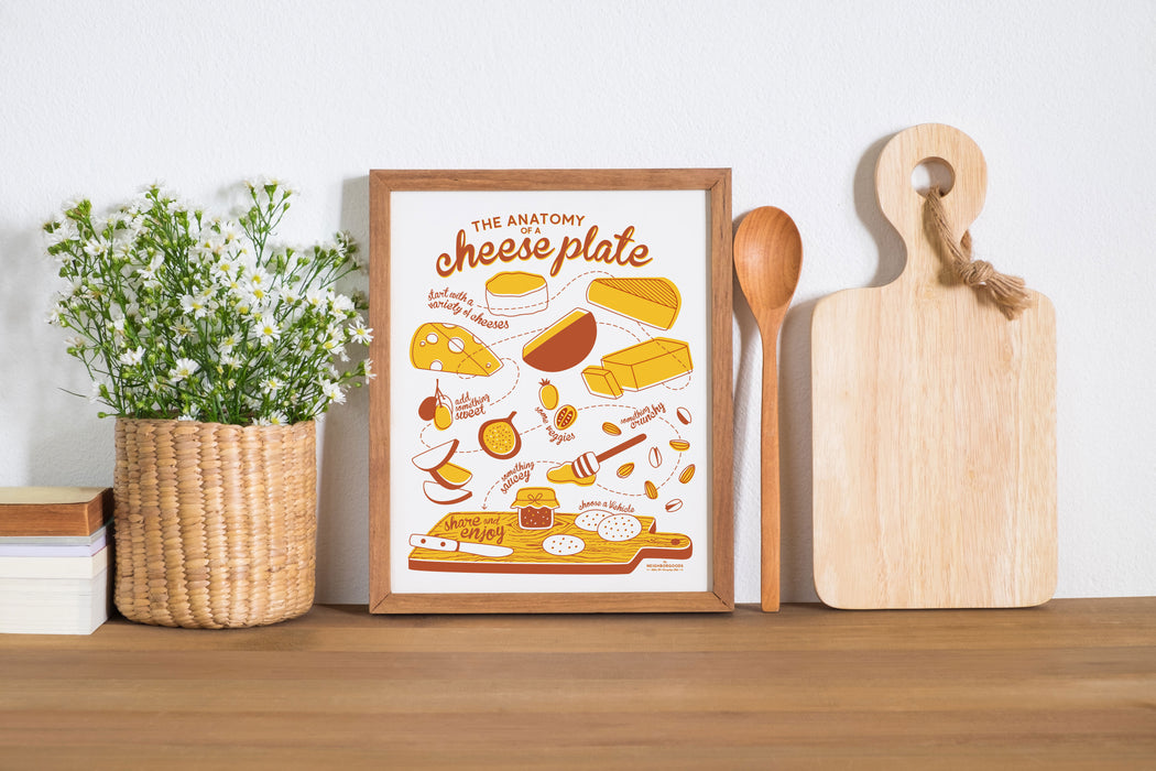 Cheese Plate Art Print