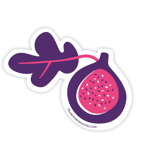 Neighborgoods fig design sticker