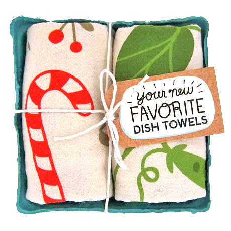 Happy Holidays - Dish Towel Set of 2