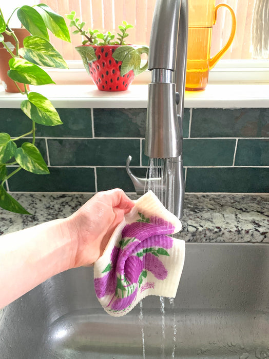 Lilacs Sponge Cloth_SECONDS